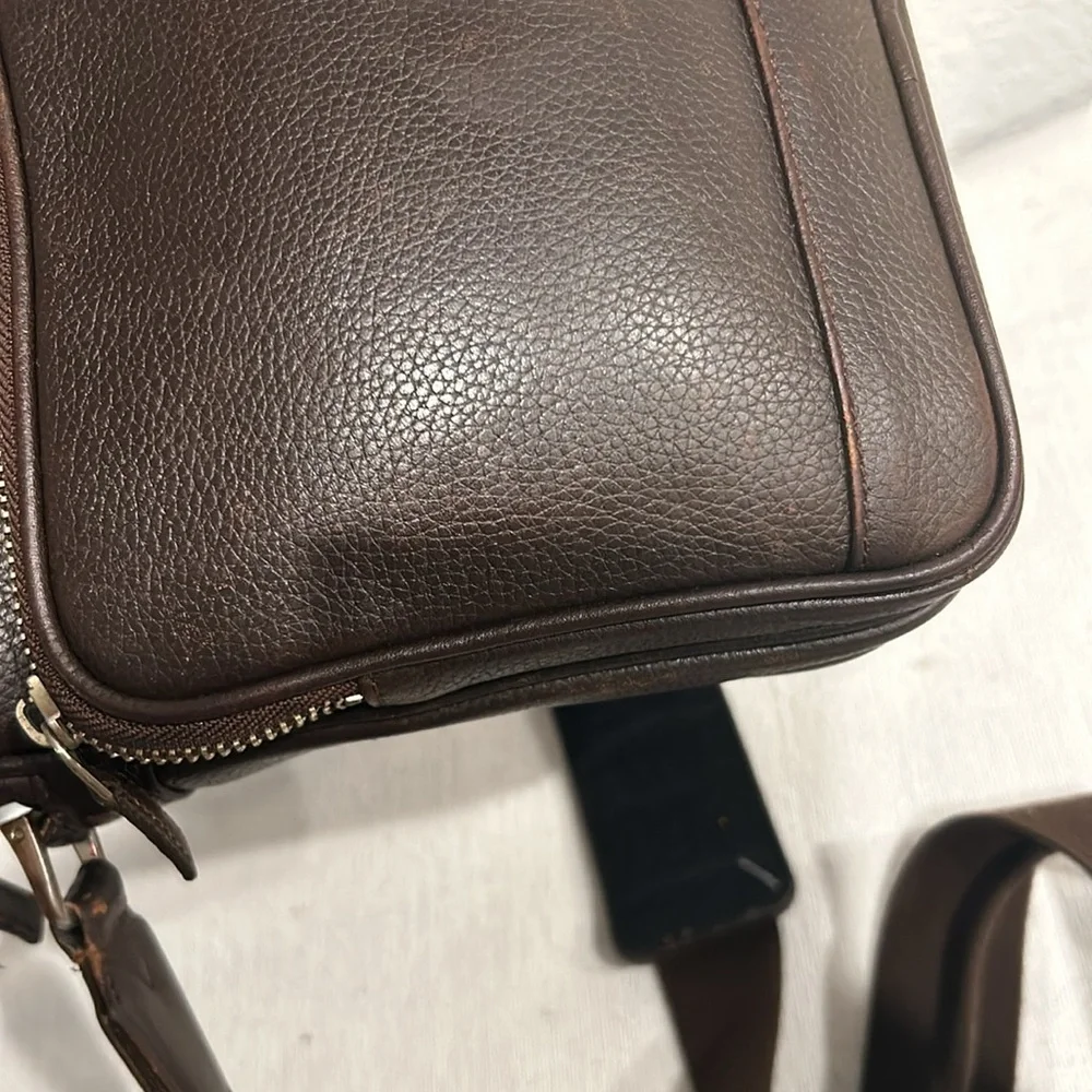 Burberry Logo Plate Bag crossbody All Leather Nova Check Vintage Pochette - Picture 8 of 14